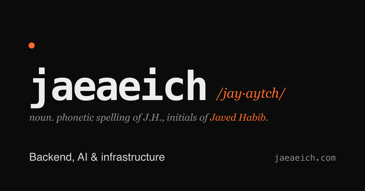 The jaeaeich.com social card